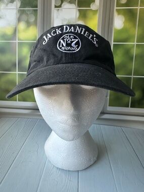 Vintage Jack Daniel’s Old No. 7 Embroidered Black Dad Hat Rare Logo Cap